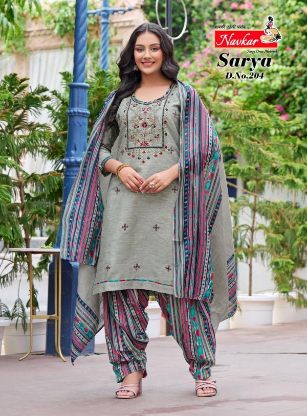 Navkar Sarya Vol 2 Regular cotton Wear Kurti Pant With Dupatta
